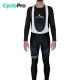 COLLANT CYCLISTE VERT LIBERTY+ - HIVER - DESTOCKAGE collant thermique homme GT-Cycle Outdoor Store XS Avec Bretelles 