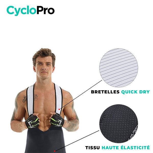 Cuissard Cyclisme et VTT - Reflect+ - DESTOCKAGE Cuissard court homme CycloPro 