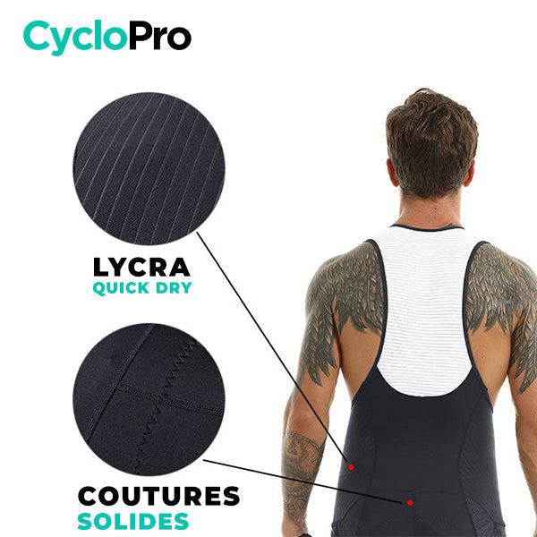 Cuissard Cyclisme et VTT - Reflect+ - DESTOCKAGE Cuissard court homme CycloPro 