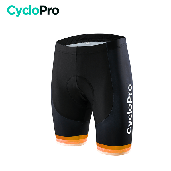 Cuissard pour VTT et Cyclisme - Evasion+ GT-Cycle Outdoor Store Noir et orange Sans S