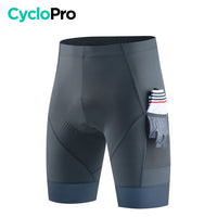 Cuissard pour VTT/Cyclisme - EasyFit CycloPro Gris XS 