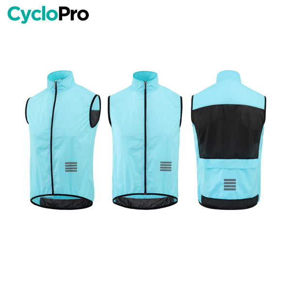 Gilet Coupe-vent - Light & Protect - DESTOCKAGE gilet coupe-vent CycloPro 