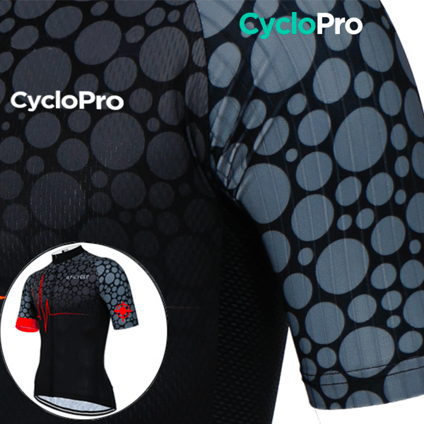 Maillot de cyclisme Rouge - Pulsation+- DESTOCKAGE Maillot court cyclisme GT-Cycle Outdoor Store 