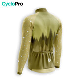 MAILLOT LONG DE CYCLISME AUTOMNE JAUNE - SNOW+ Maillot thermique homme GT-Cycle Outdoor Store 