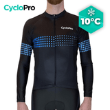 MAILLOT LONG DE CYCLISME BLEU - AUTOMNE - LIBERTY+ Maillot long pour homme GT-Cycle Outdoor Store S 