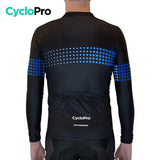 MAILLOT LONG DE CYCLISME BLEU - HIVER - LIBERTY+ Maillot thermique homme GT-Cycle Outdoor Store 