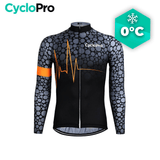 MAILLOT LONG DE CYCLISME ORANGE - HIVER - PULSATION+ Maillot thermique homme GT-Cycle Outdoor Store S 