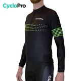 MAILLOT LONG DE CYCLISME VERT - AUTOMNE - LIBERTY+ Maillot long pour homme GT-Cycle Outdoor Store 