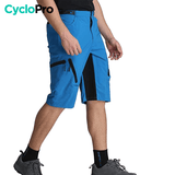 Short VTT / MTB - Technical - DESTOCKAGE Short Vélo VTT CycloPro Bleu M 