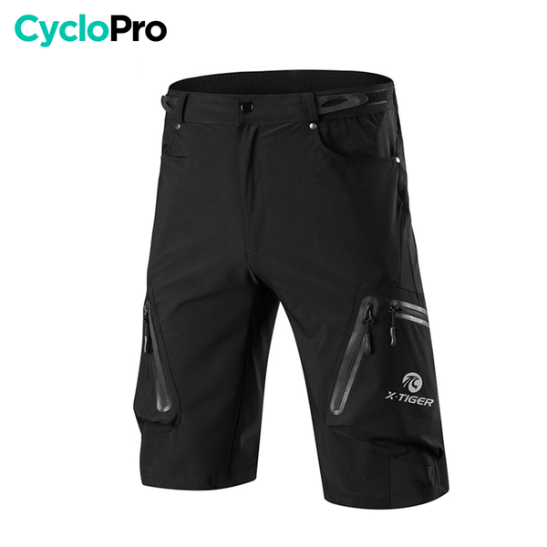 Short VTT / MTB - Technical - DESTOCKAGE Short Vélo VTT CycloPro Noir M 