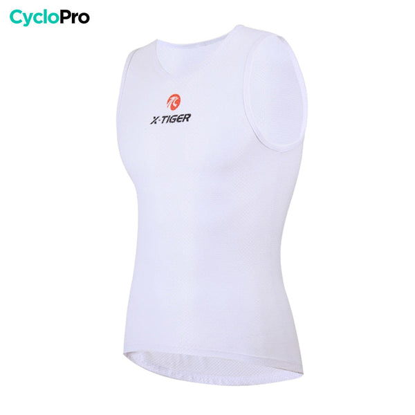 Sous-maillot cycliste - Quickdry+ - DESTOCKAGE CycloPro Blanc S 