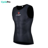 Sous-maillot cycliste - Quickdry+ - DESTOCKAGE CycloPro Noir S 