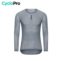 Sous-maillot technique Gris Polyvalent - Skin+ - DESTOCKAGE sous-maillot vélo CycloPro S 