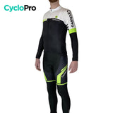 Tenue Cycliste Automne Blanche et Verte - Pro+ tenue de cyclisme automne GT-Cycle Outdoor Store 