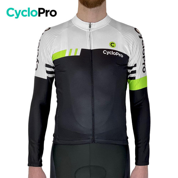 Tenue Cycliste Automne Blanche et Verte - Pro+ tenue de cyclisme automne GT-Cycle Outdoor Store 