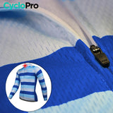 Tenue cycliste automne Bleue Homme - Evasion+ tenue de cyclisme automne GT-Cycle Outdoor Store 
