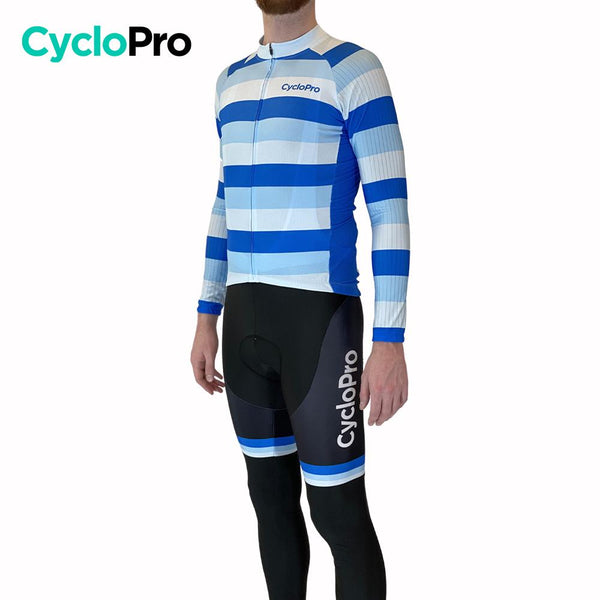 Tenue cycliste automne Bleue Homme - Evasion+ tenue de cyclisme automne GT-Cycle Outdoor Store 