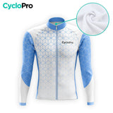 TENUE CYCLISTE AUTOMNE HOMME BLEU - CUBIC+ tenue cyclisme homme CycloPro 