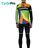 Tenue cycliste Automne multi-couleurs - Mosaïque+ Tenue de cyclisme automne homme GT-Cycle Outdoor Store 