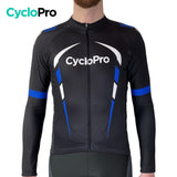 Tenue cycliste automne Noire et bleue - Scorpion+ tenue de cyclisme automne GT-Cycle Outdoor Store 
