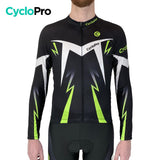 Tenue cycliste automne Noire et Verte - Confort+ tenue de cyclisme automne GT-Cycle Outdoor Store 