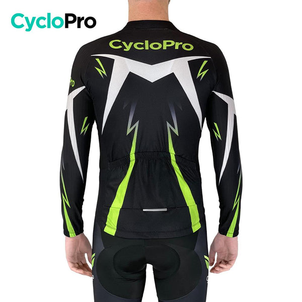 Tenue cycliste automne Noire et Verte - Confort+ tenue de cyclisme automne GT-Cycle Outdoor Store 