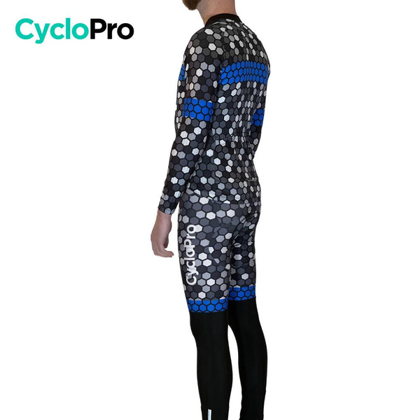 Tenue cycliste hiver Bleue - Atmosphère+ tenue de cyclisme thermique GT-Cycle Outdoor Store 