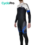 Tenue cycliste hiver Bleue et blanche - Pro+ tenue de cyclisme hiver GT-Cycle Outdoor Store 