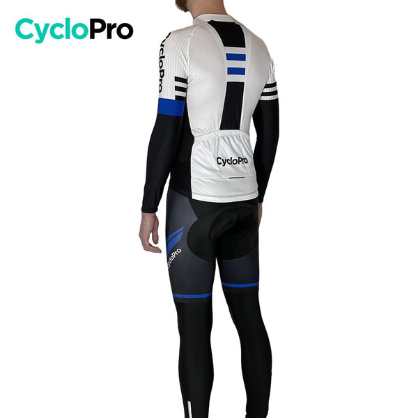 Tenue cycliste hiver Bleue et blanche - Pro+ tenue de cyclisme hiver GT-Cycle Outdoor Store 
