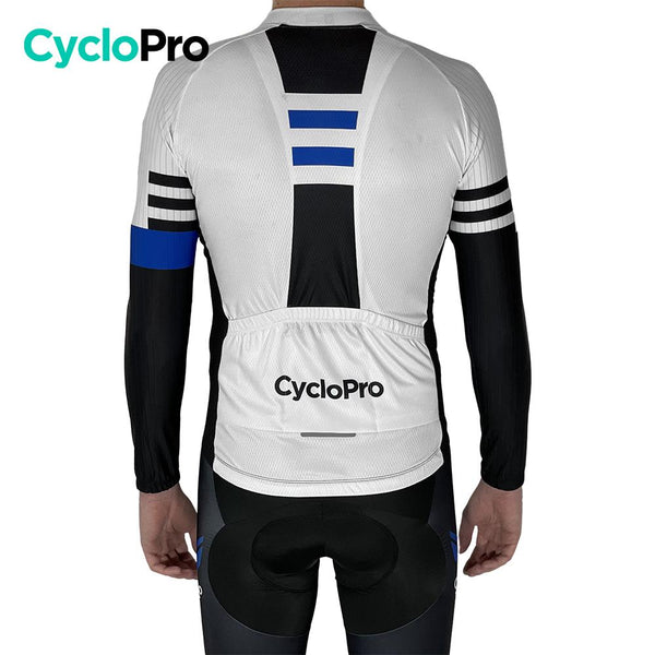 Tenue cycliste hiver Bleue et blanche - Pro+ tenue de cyclisme hiver GT-Cycle Outdoor Store 