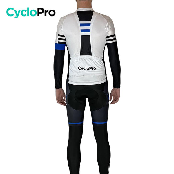 Tenue cycliste hiver Bleue et blanche - Pro+ tenue de cyclisme hiver GT-Cycle Outdoor Store 