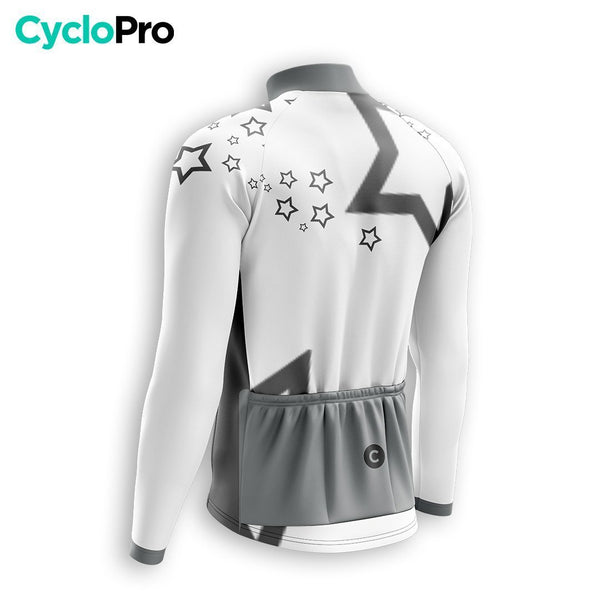 TENUE CYCLISTE HIVER HOMME BLANCHE - STAR+ tenue cyclisme homme CycloPro 