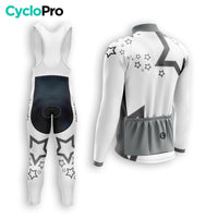 TENUE CYCLISTE HIVER HOMME BLANCHE - STAR+ tenue cyclisme homme CycloPro 