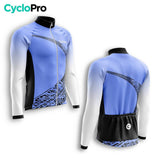 TENUE CYCLISTE HIVER HOMME BLEU - TRACE+ tenue cyclisme homme CycloPro 