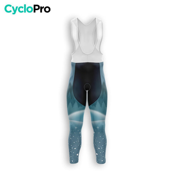 TENUE CYCLISTE HIVER HOMME BLEUE - SNOW+ tenue cyclisme homme CycloPro 