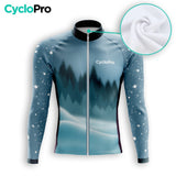 TENUE CYCLISTE HIVER HOMME BLEUE - SNOW+ tenue cyclisme homme CycloPro 