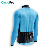 TENUE CYCLISTE HIVER HOMME BLEUE - SPEED+ tenue cyclisme homme CycloPro 