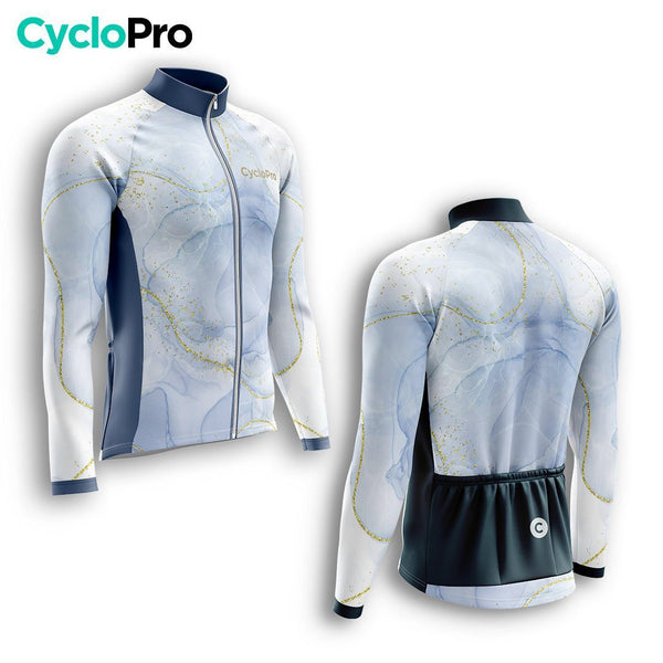 TENUE CYCLISTE HIVER HOMME BLEUE - TEINTE+ tenue cyclisme homme CycloPro 