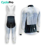TENUE CYCLISTE HIVER HOMME BLEUE - TEINTE+ tenue cyclisme homme CycloPro 