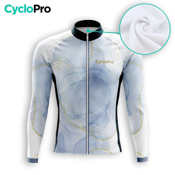 TENUE CYCLISTE HIVER HOMME BLEUE - TEINTE+ tenue cyclisme homme CycloPro 