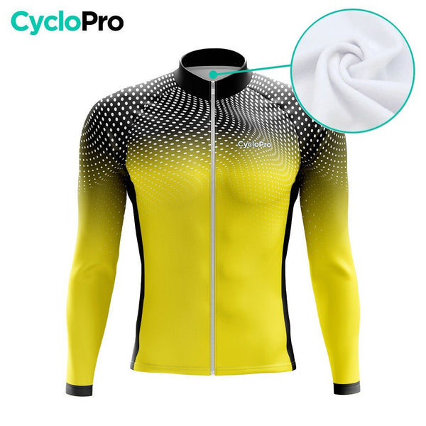 TENUE CYCLISTE HIVER HOMME JAUNE - COCCINELLE+ tenue cyclisme homme CycloPro 