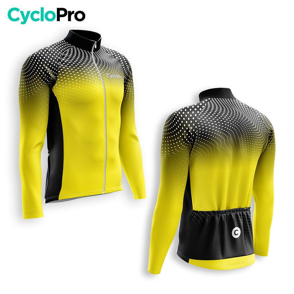 TENUE CYCLISTE HIVER HOMME JAUNE - COCCINELLE+ tenue cyclisme homme CycloPro 