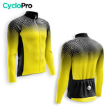 TENUE CYCLISTE HIVER HOMME JAUNE - COCCINELLE+ tenue cyclisme homme CycloPro 