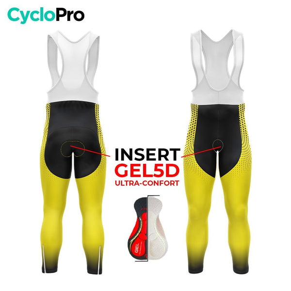 TENUE CYCLISTE HIVER HOMME JAUNE - COCCINELLE+ tenue cyclisme homme CycloPro 