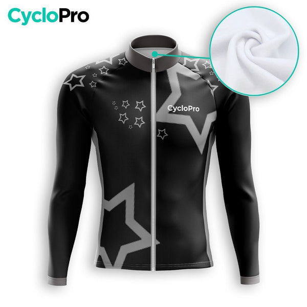 TENUE CYCLISTE HIVER HOMME NOIRE - STAR+ tenue cyclisme homme CycloPro 