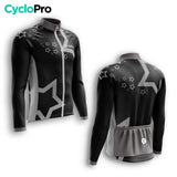 TENUE CYCLISTE HIVER HOMME NOIRE - STAR+ tenue cyclisme homme CycloPro 