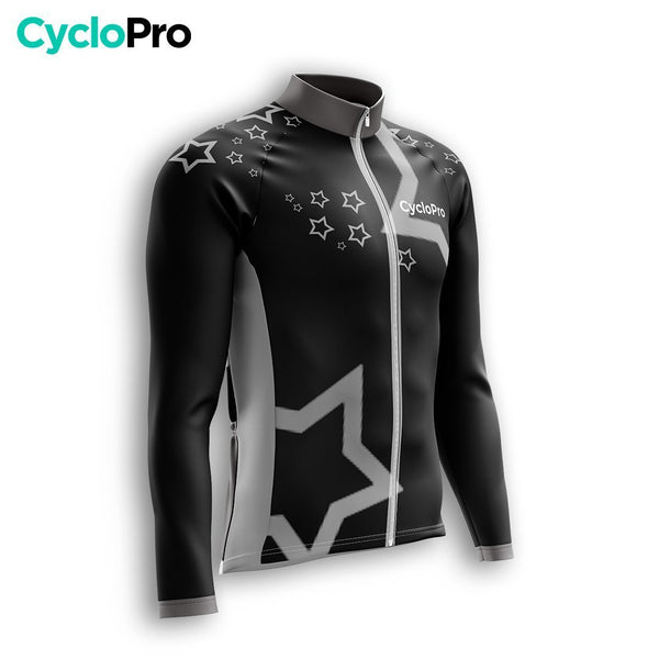 TENUE CYCLISTE HIVER HOMME NOIRE - STAR+ tenue cyclisme homme CycloPro 