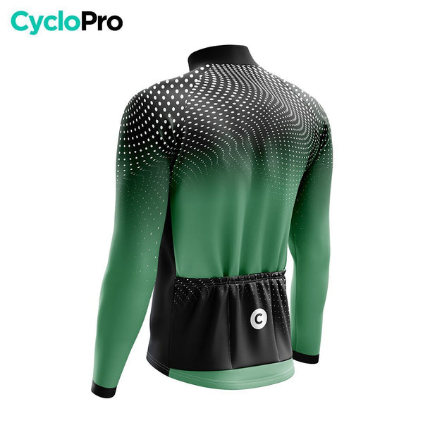 TENUE CYCLISTE HIVER HOMME VERTE - COCCINELLE+ tenue cyclisme homme CycloPro 