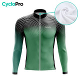 TENUE CYCLISTE HIVER HOMME VERTE - COCCINELLE+ tenue cyclisme homme CycloPro 