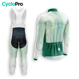 TENUE CYCLISTE HIVER HOMME VERTE - TEINTE+ tenue cyclisme homme CycloPro 